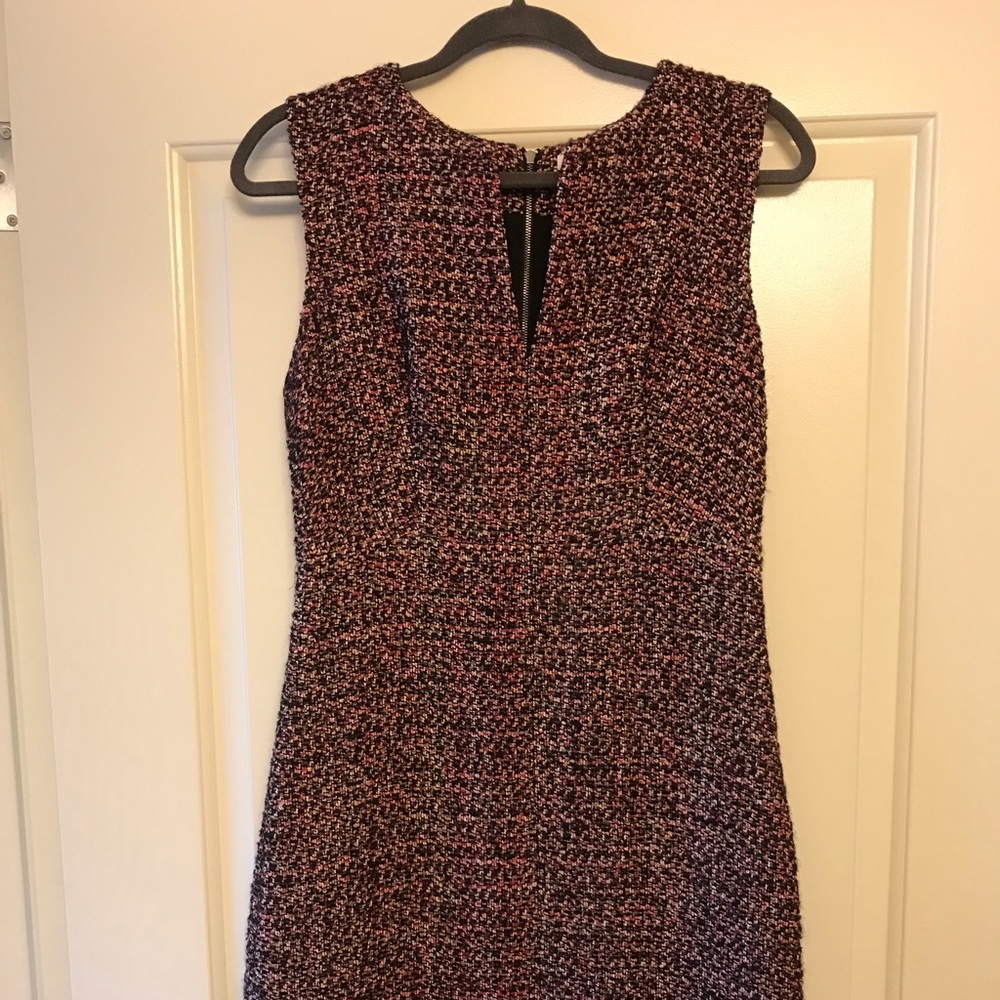 DVF Pink Tweed Dress